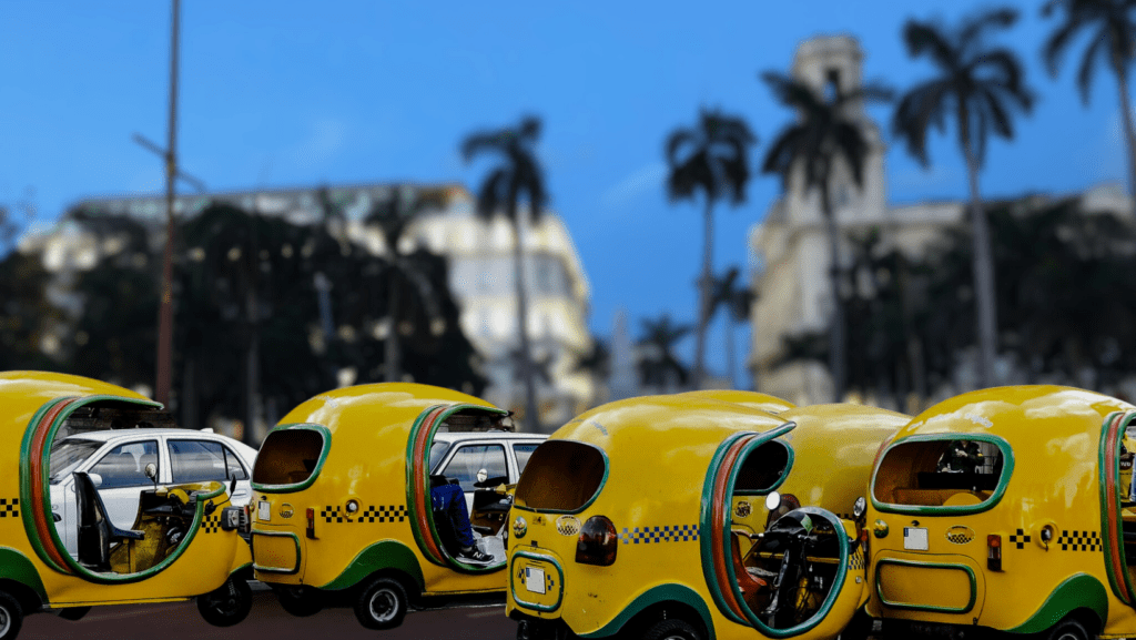Cocotaxi's in Cuba