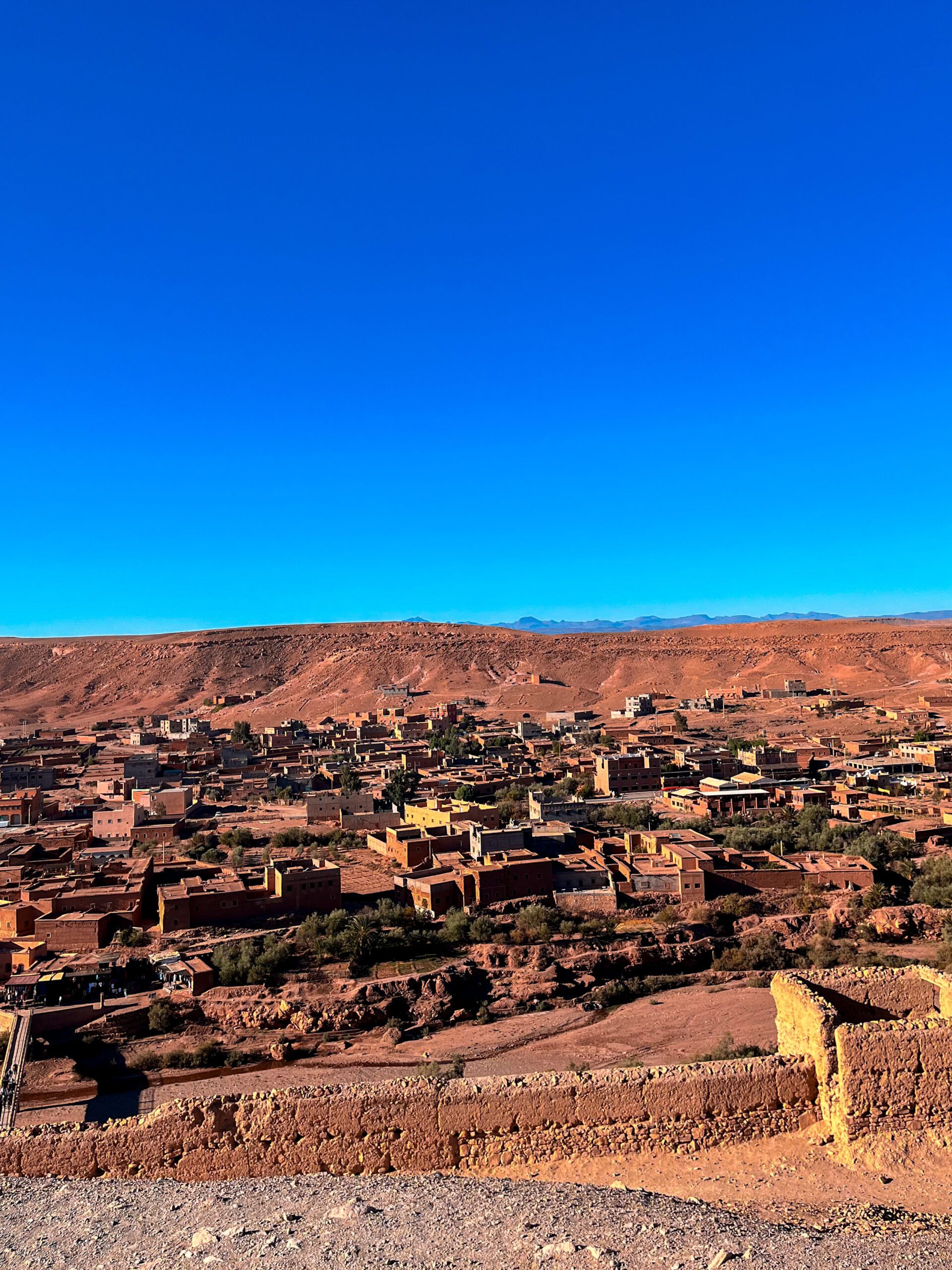 Luchtfoto Ksar Aït-Ben-Haddou, Marokko