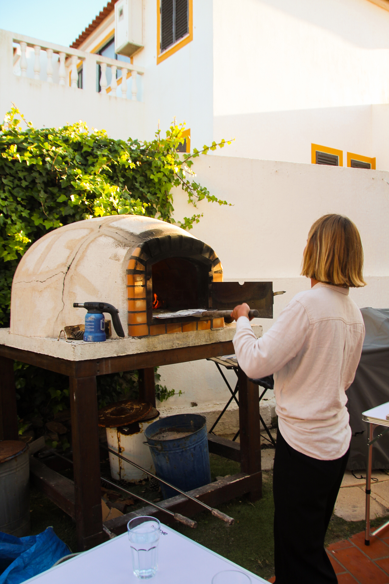 Pizza-avond SURFinn Algarve, Portugal.
