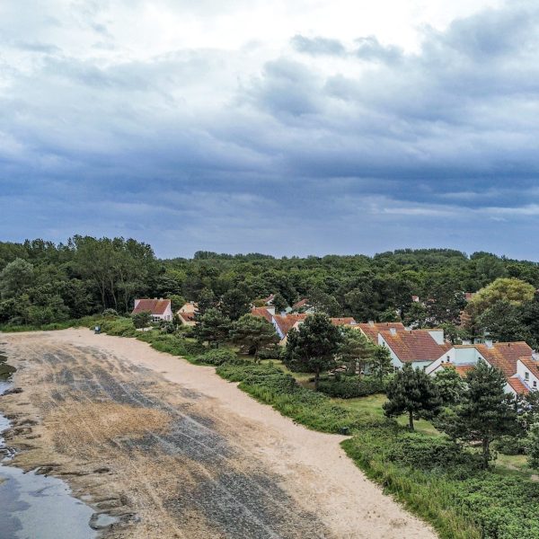 Dronefoto van Center Parcs Port Zélande